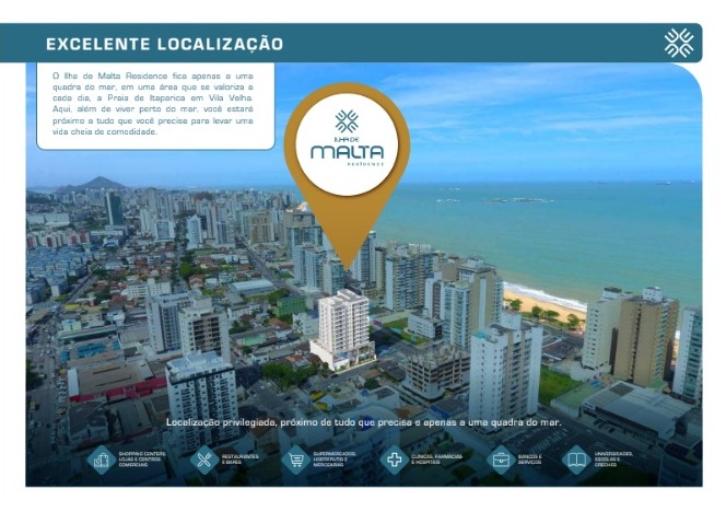 Apartamento de 2 e 3 Quartos no Ed. Ilha de Malta