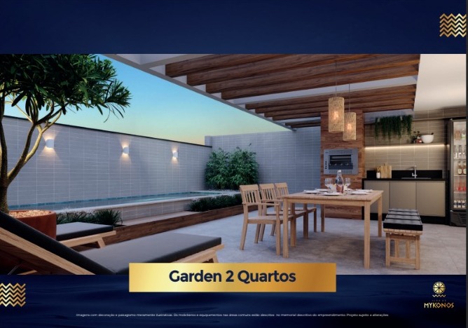 Apartamentos de 02 e 03 Quartos com suíte, no Edifício Ilha de Mykonos