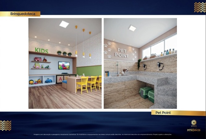 Apartamentos de 02 e 03 Quartos com suíte, no Edifício Ilha de Mykonos