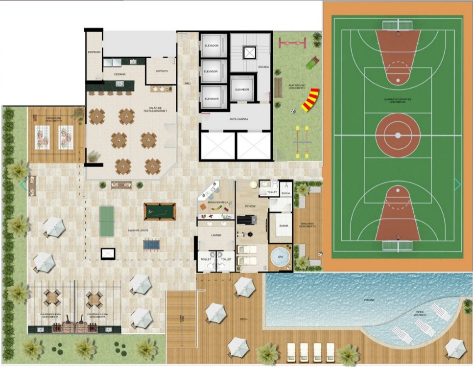 Cobertura Duplex no maravilhoso Villa Flora 