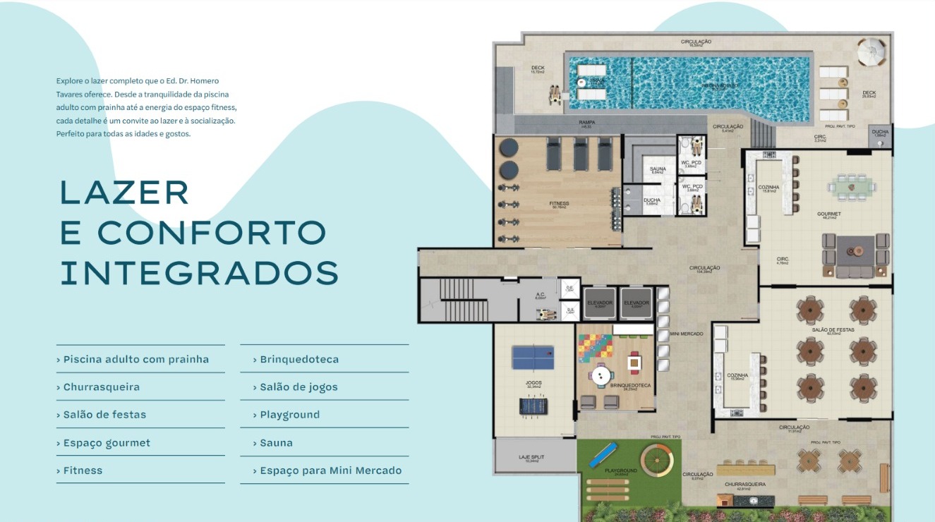 Apartamentos de 03 Quartos com Suíte na Praia da Costa