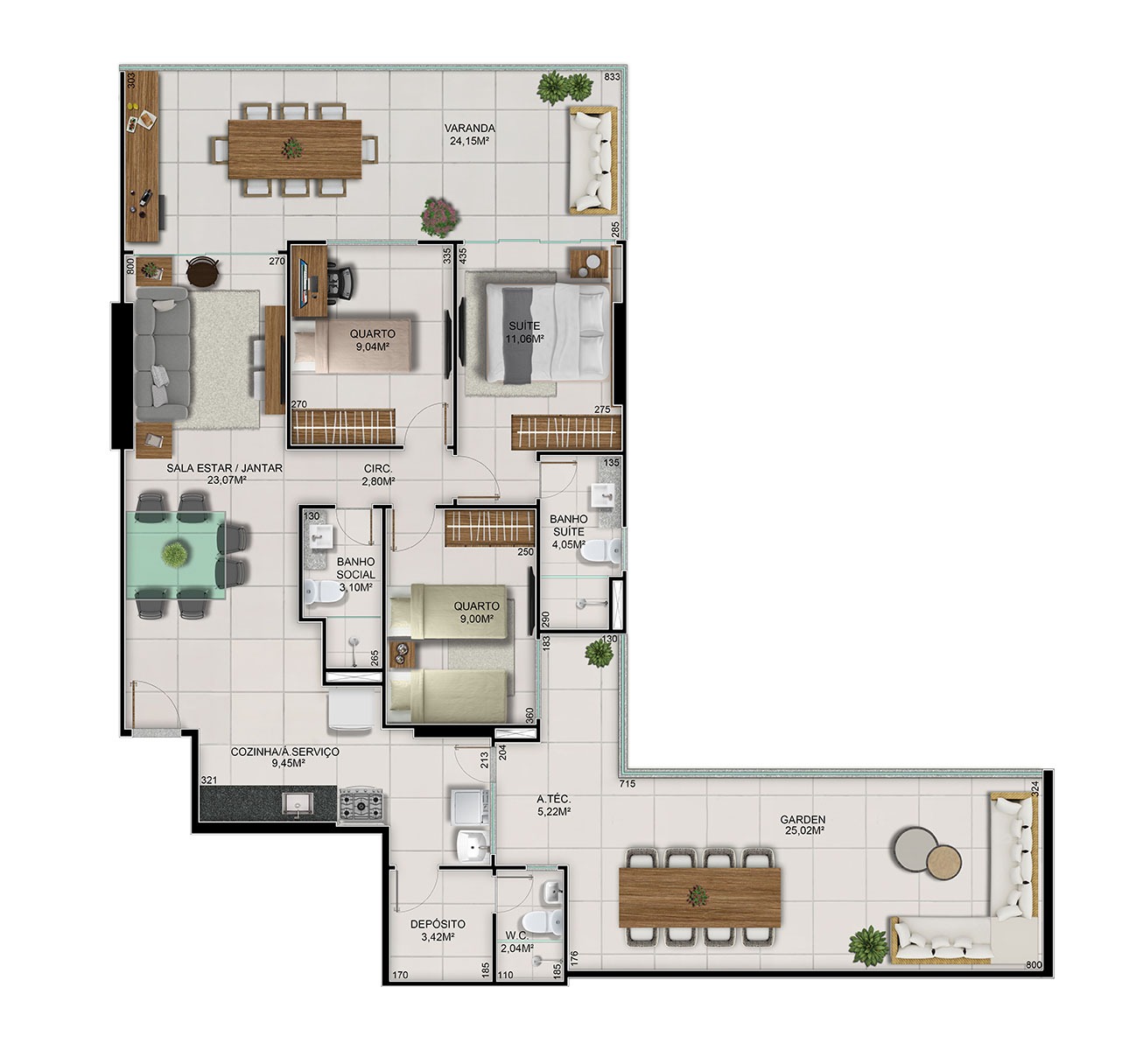 VENDO DIREITOS 370MIL ED JARDINS VERONA - Galwan