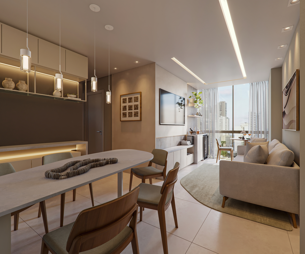 Apartamento com 2 e 3 quartos ,com ampla área de lazer (VIVENZA)