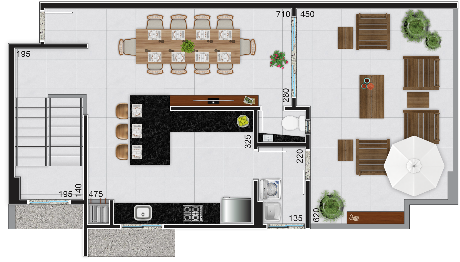 APARTAMENTO Á VENDA COM 81,70m² - COSTA E SILVA