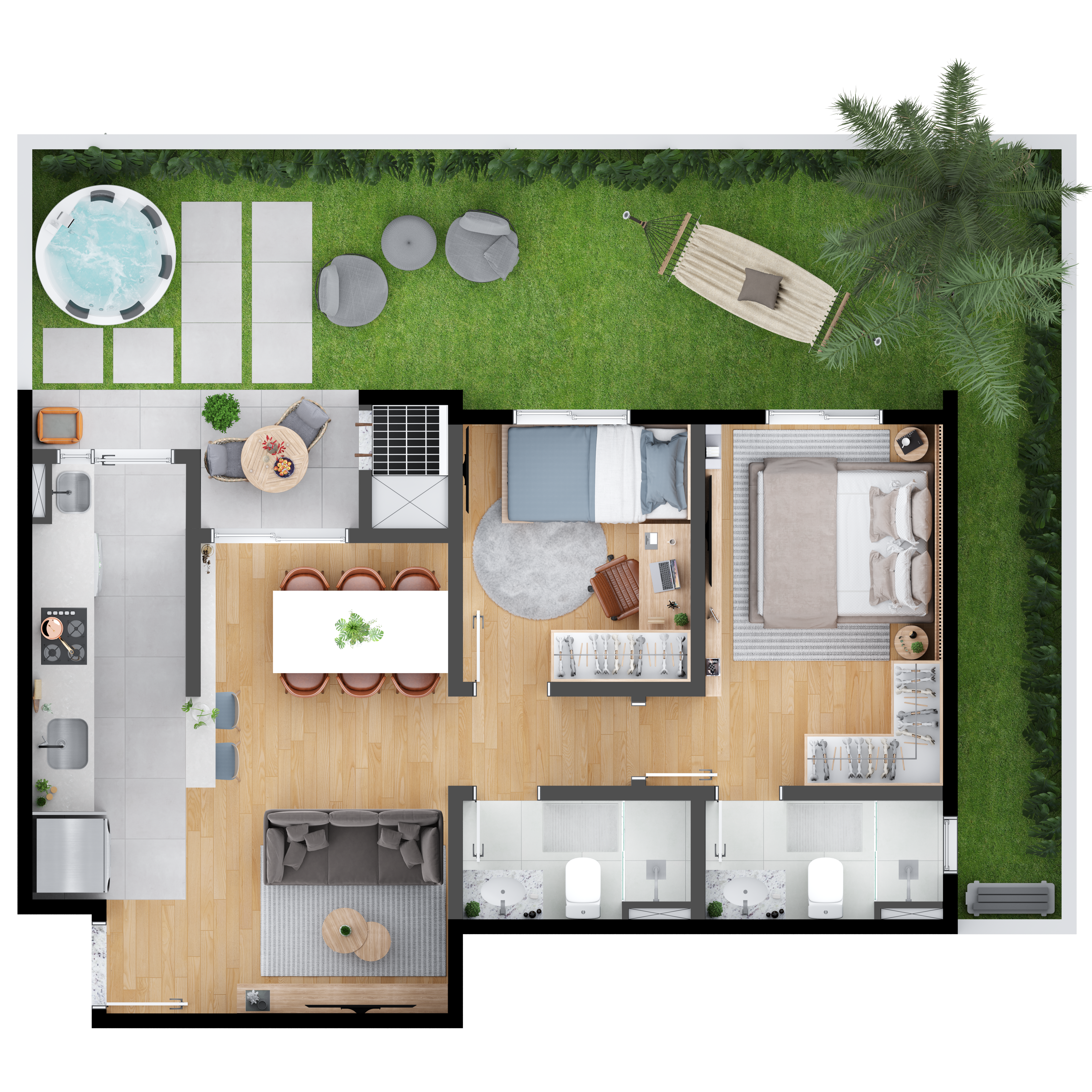APARTAMENTO NA PLANTA Á VENDA - MEO ANITA