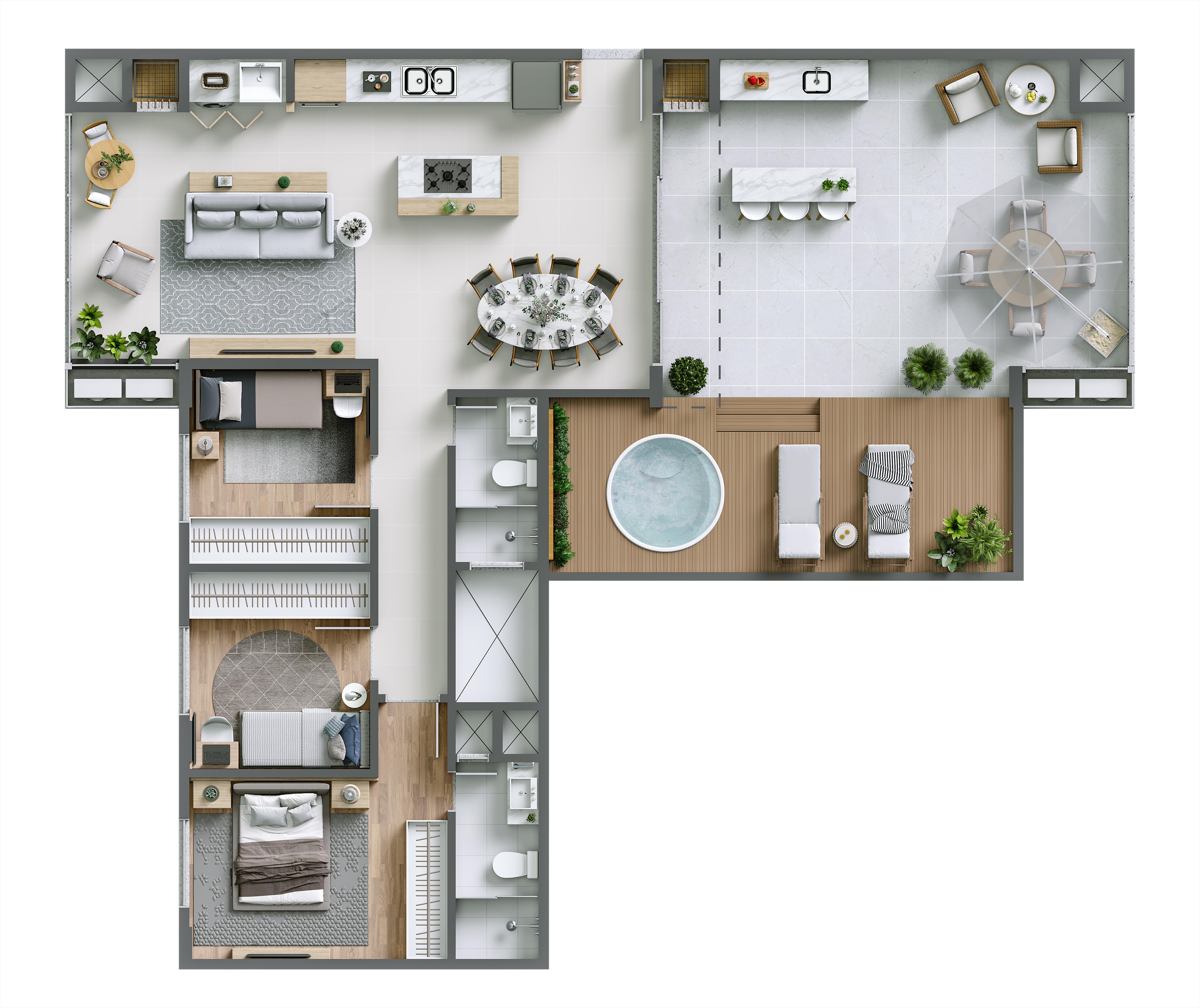 APARTAMENTO COBERTURA Á VENDA - SANTO ANTÔNIO 