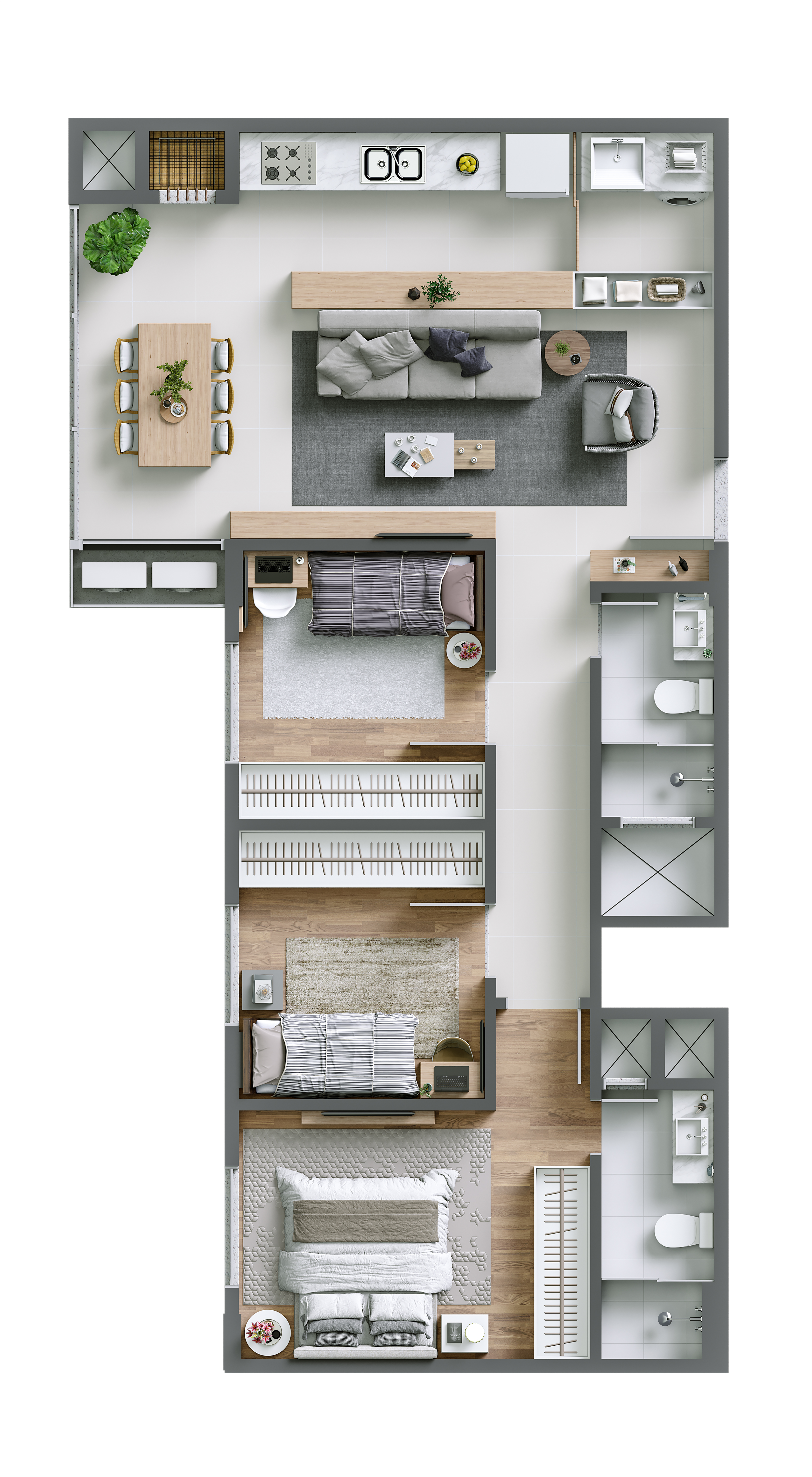 APARTAMENTO COBERTURA Á VENDA - SANTO ANTÔNIO 