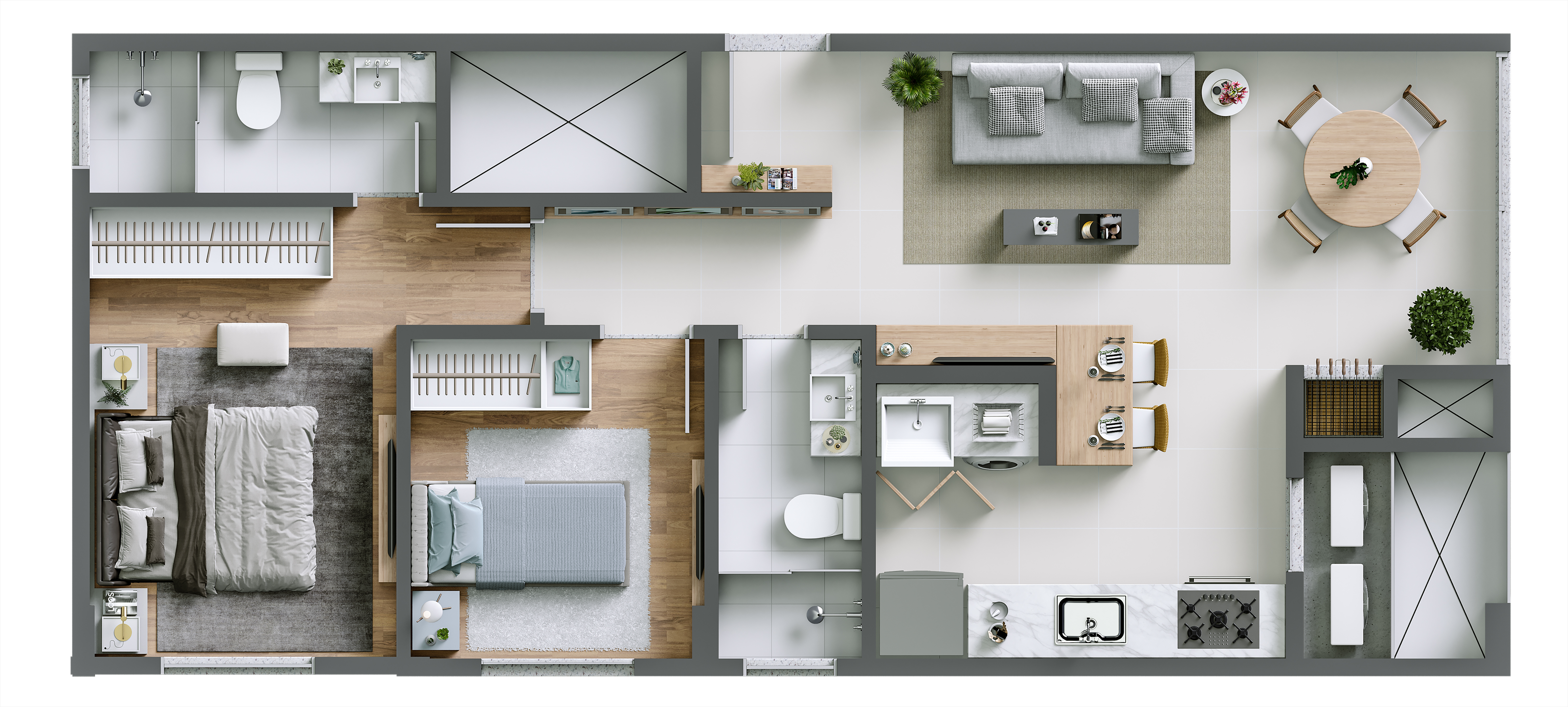 APARTAMENTO COBERTURA Á VENDA - SANTO ANTÔNIO 