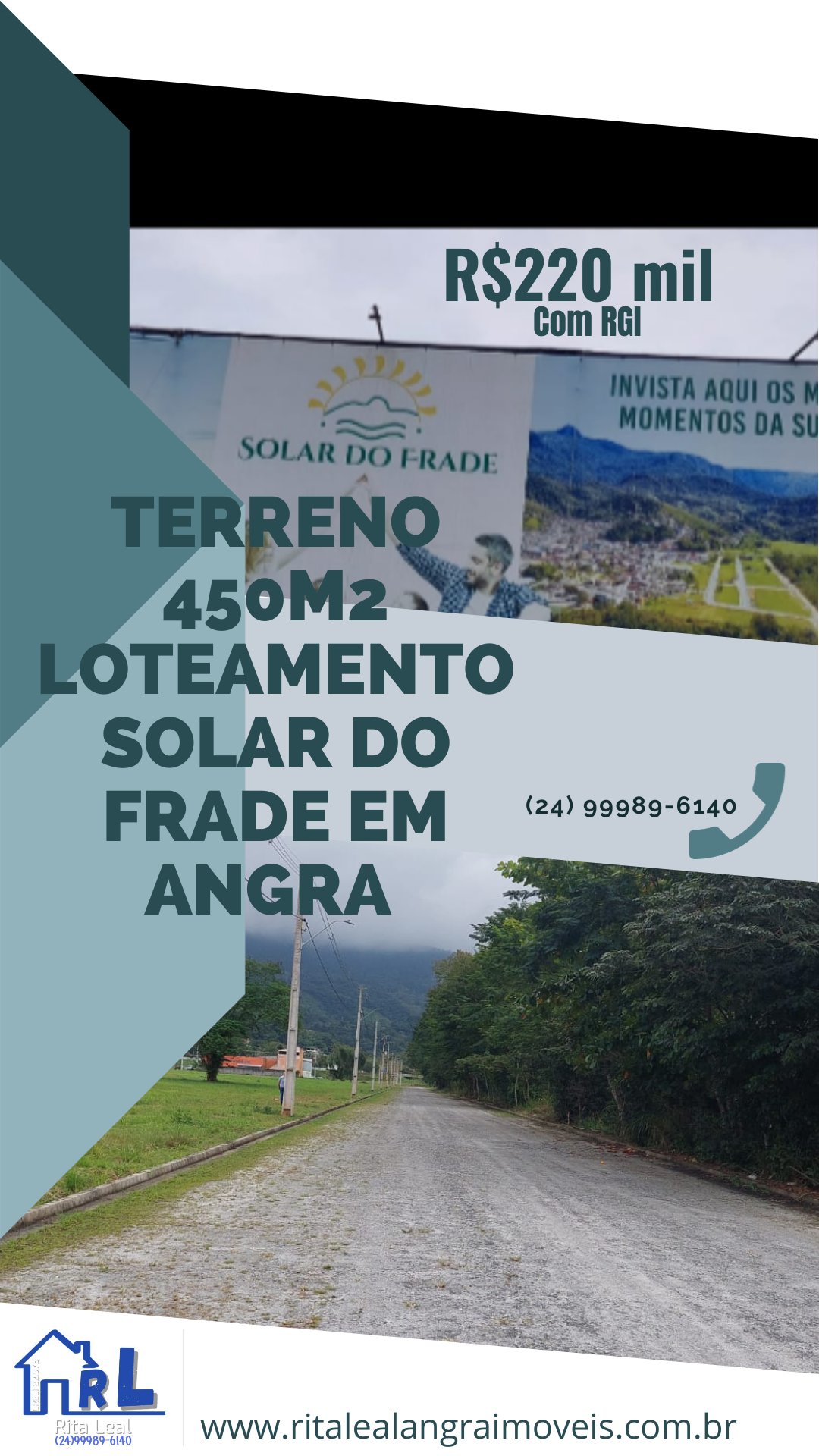 Vendo terreno no Condomínio Solar do Frade em Angra dos Reis-RJ 