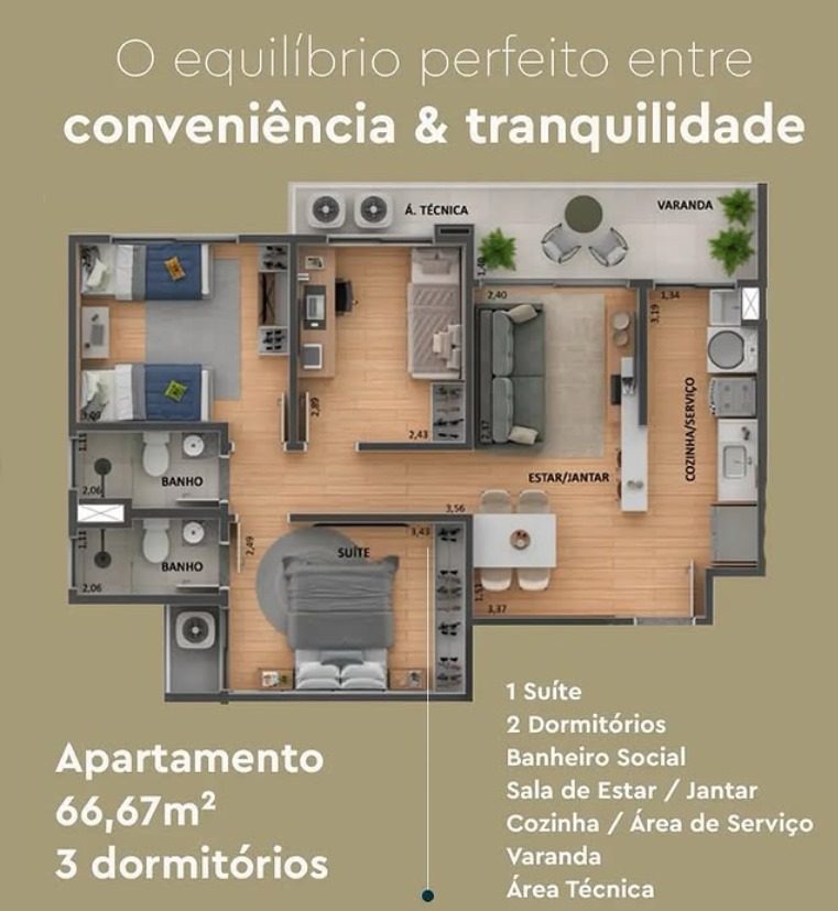 LANÇAMENTO DE APARTAMENTO NO PARQUE 10- MANAUS 