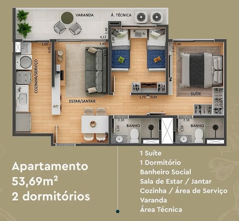 LANÇAMENTO DE APARTAMENTO NO PARQUE 10- MANAUS 