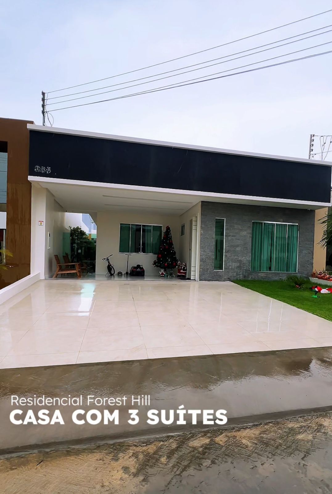 Casa térrea com 3 suítes no Forest Hill