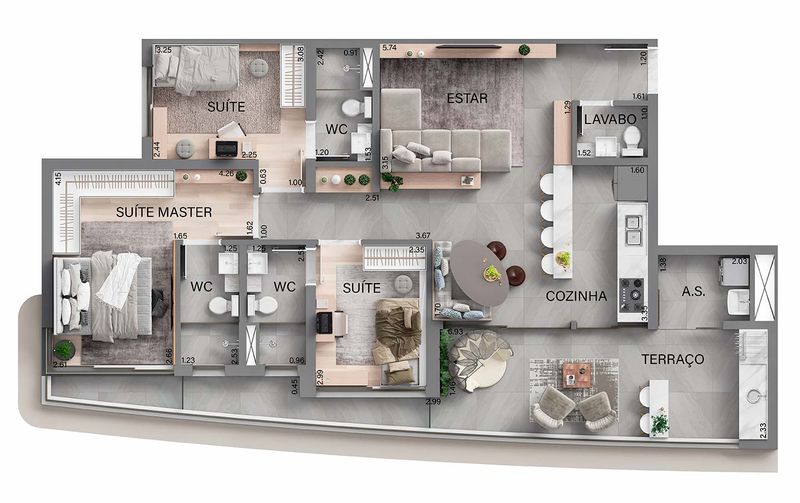 Apartamento - Venda, Alphagran Alphaville, Barueri, SP