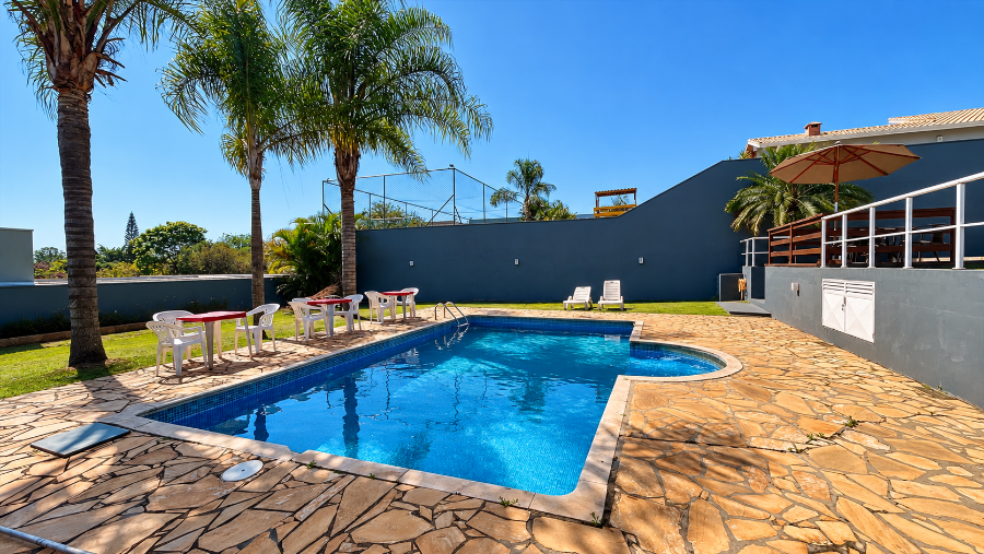 Chácara em condomínio com piscina e porteira fechada à venda por R$ 1.690.000 – Green Ville II – Boituva/SP