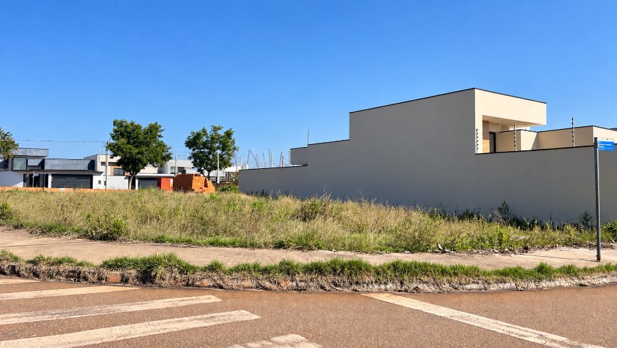 Terreno de esquina com 366 m² à venda no Portal Ville Jardins – Boituva/SP