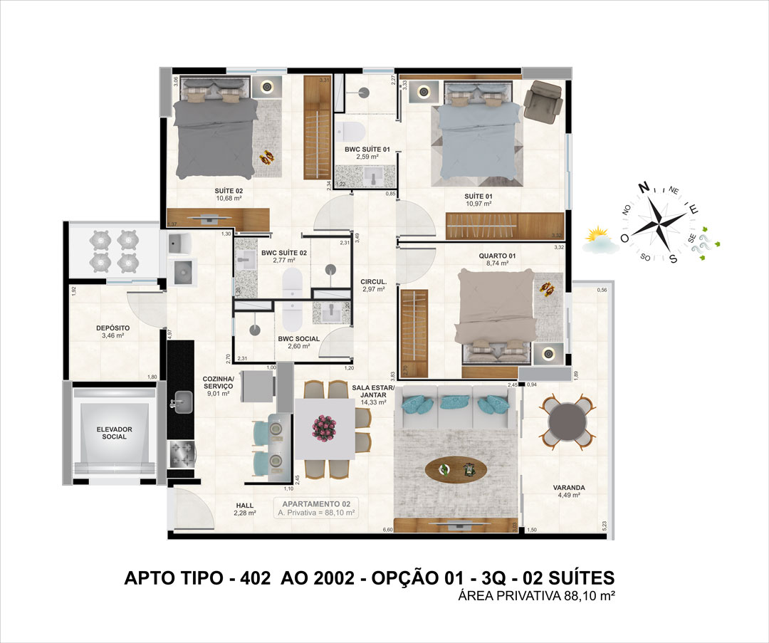 APARTAMENTO TIROL FRANCISCO CABRAL