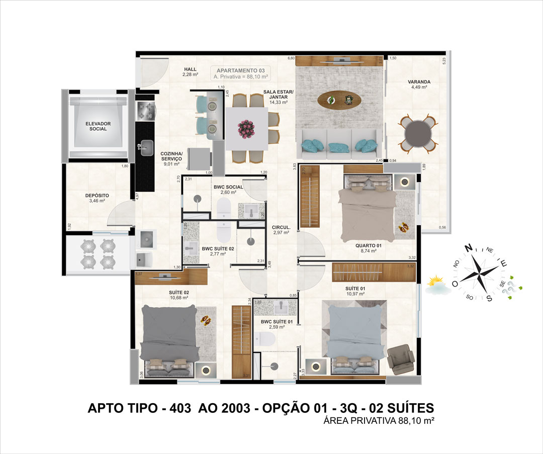 APARTAMENTO TIROL FRANCISCO CABRAL