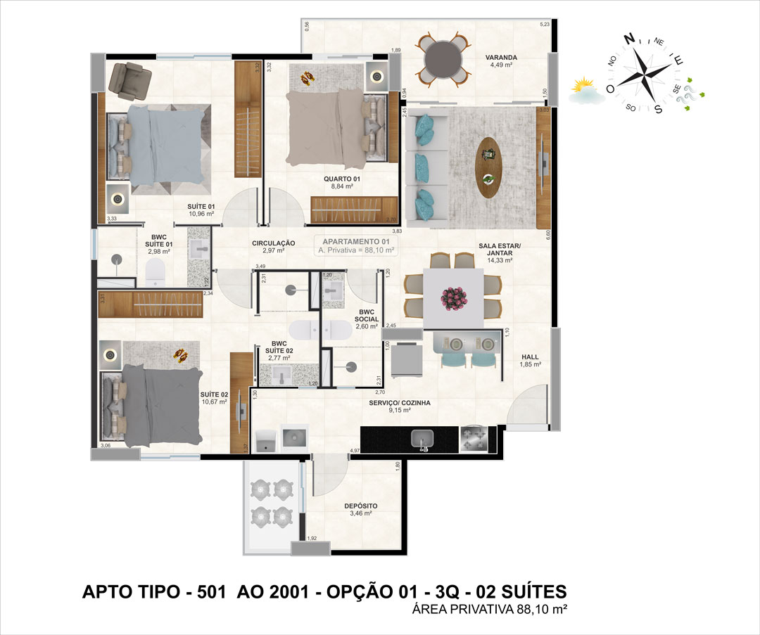 APARTAMENTO TIROL FRANCISCO CABRAL