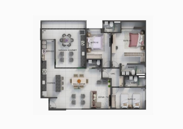 Apartamento - Venda, Granja Marileusa, Uberlândia, MG