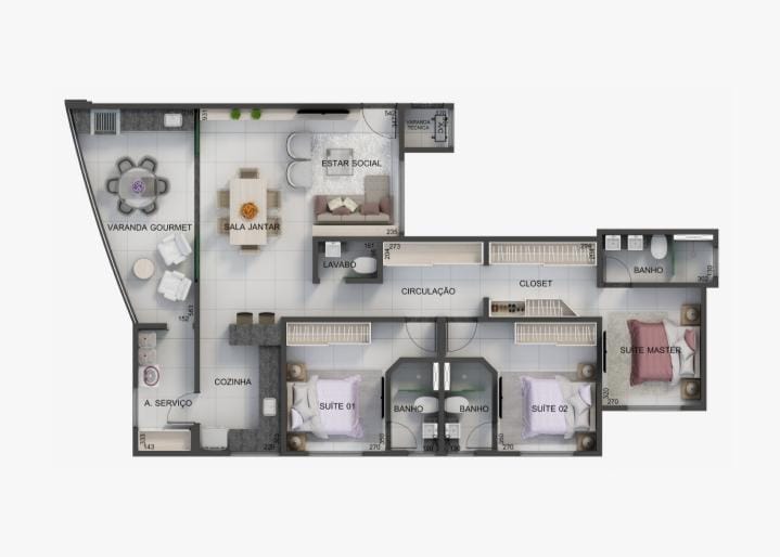 Apartamento - Venda, Granja Marileusa, Uberlândia, MG