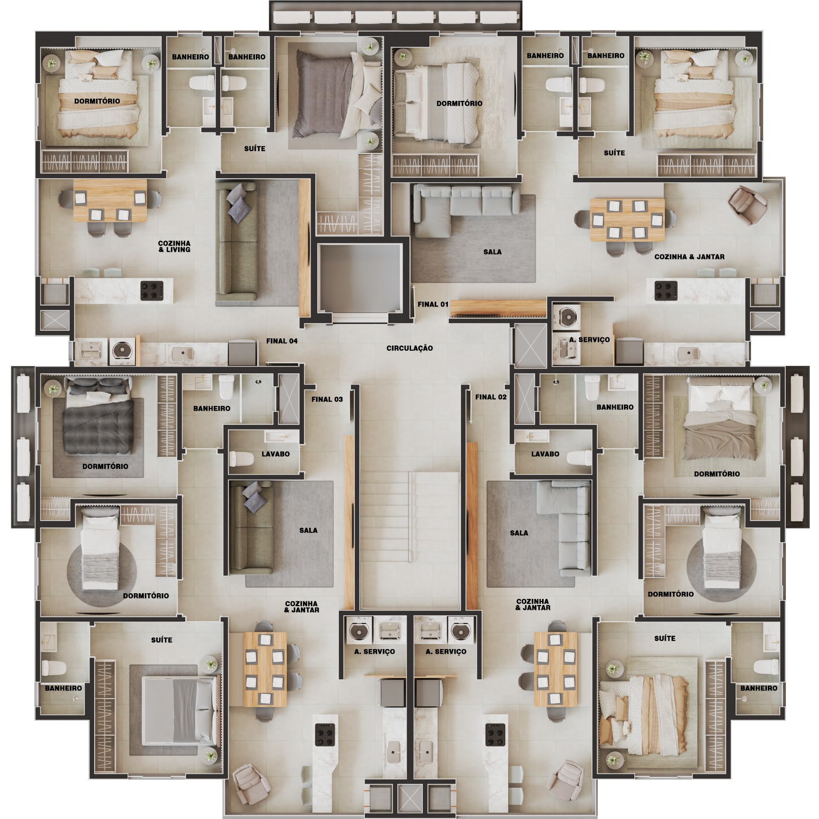 Apartamento a 200 m da praia de Itajuba - Investimento excelente!