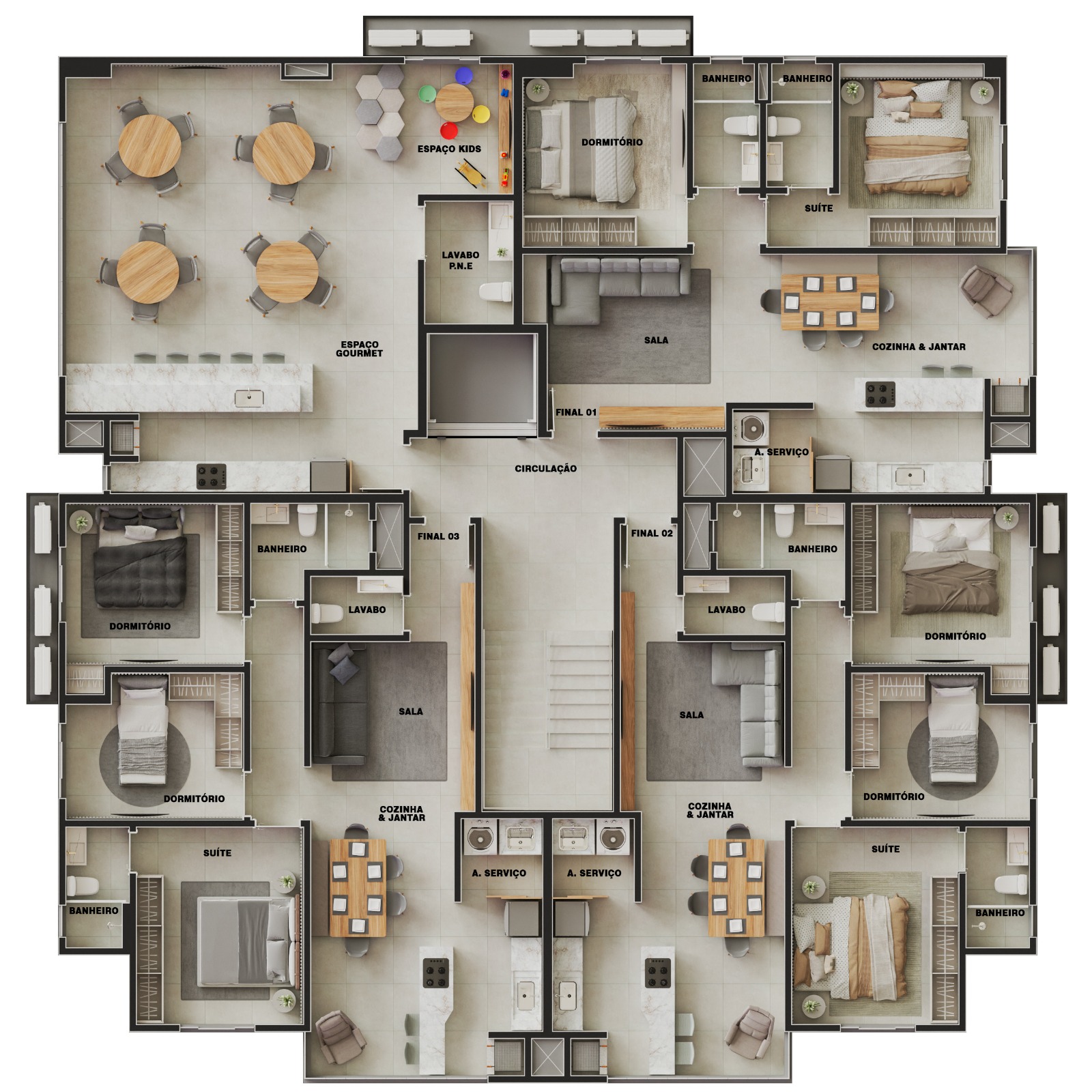 Apartamento a 200 m da praia de Itajuba - Investimento excelente!