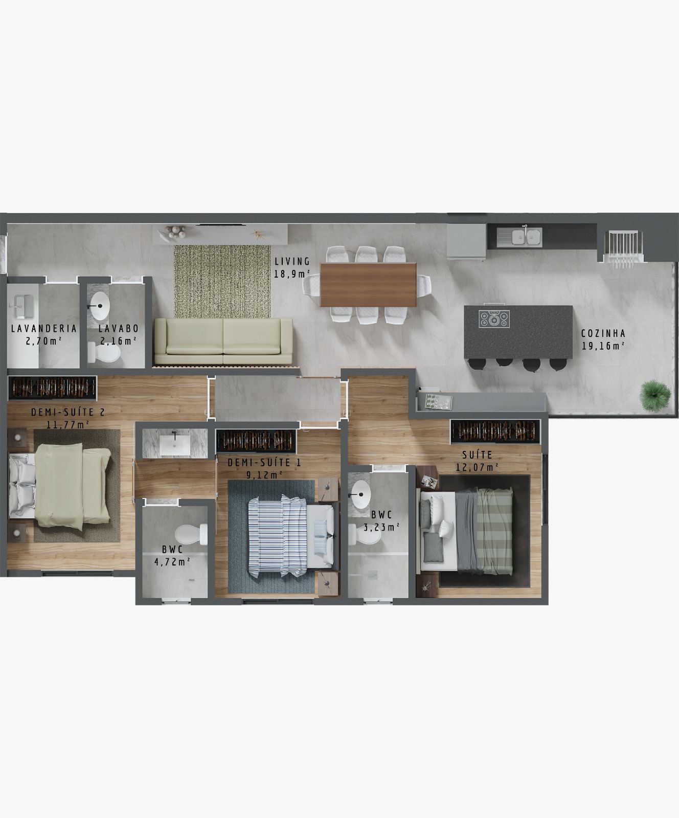 Apartamento Alto Padrão no Itacolomi em Piçarras - 250 m do mar!