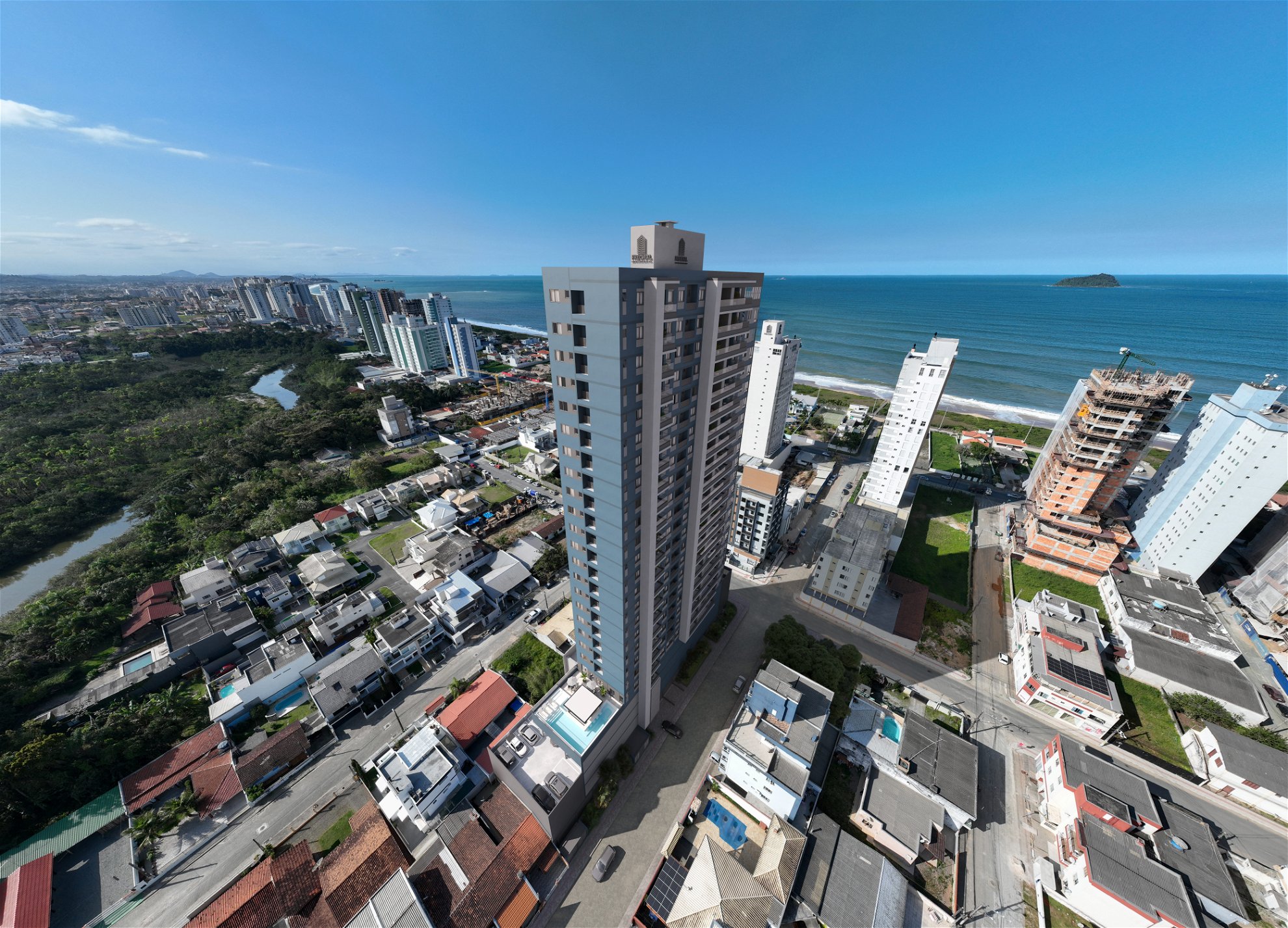 Apartamento Alto Padrão a 200 m do mar no CENTRO DE PIÇARRAS 