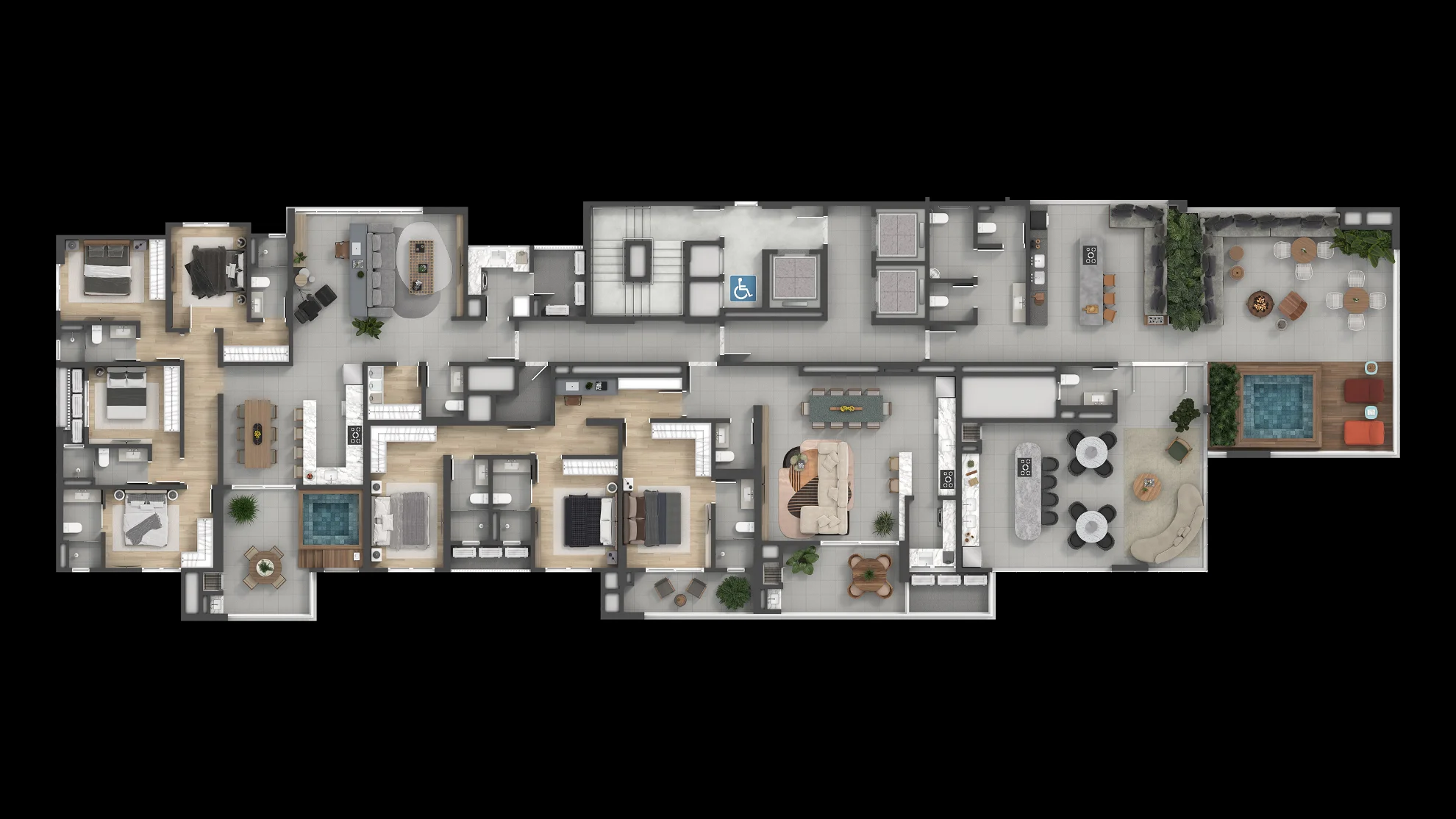 Apartamento Alto Padrão a 200 m do mar no CENTRO DE PIÇARRAS 