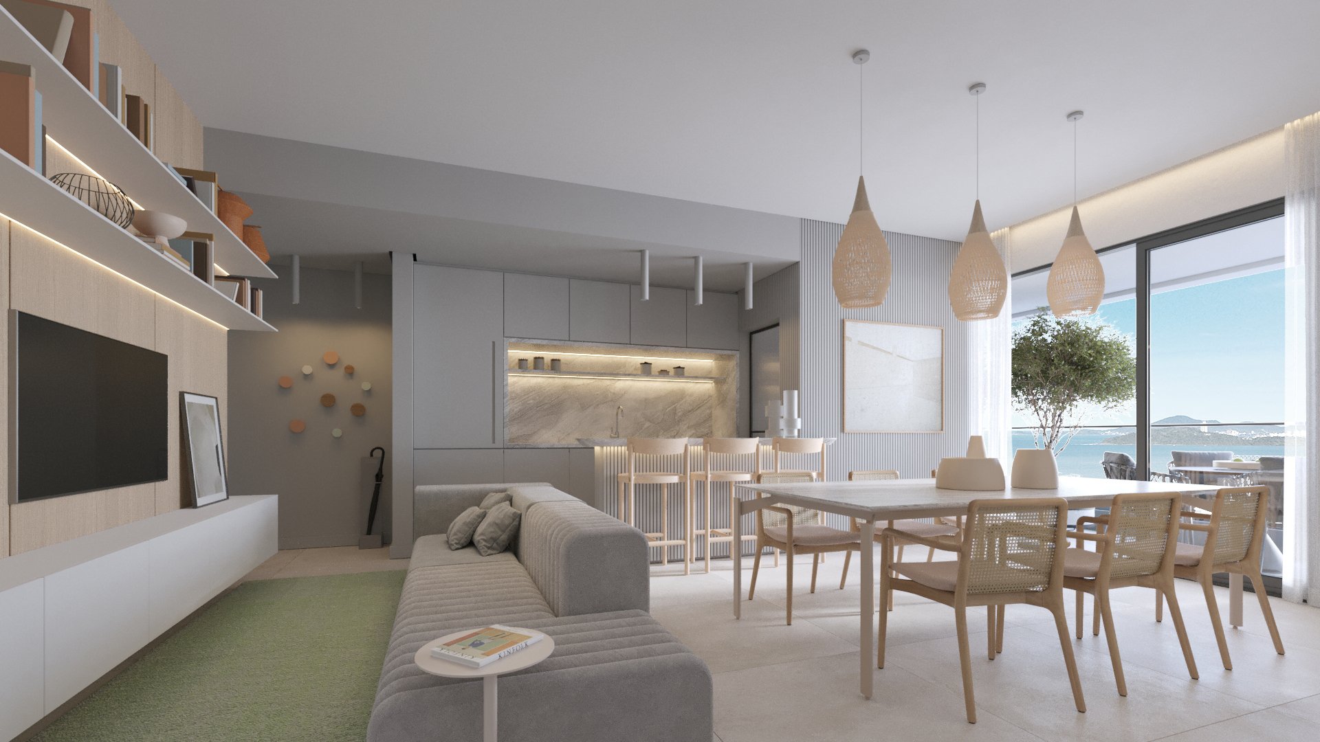 Apartamento Alto Padrão a 200 m do mar no CENTRO DE PIÇARRAS 