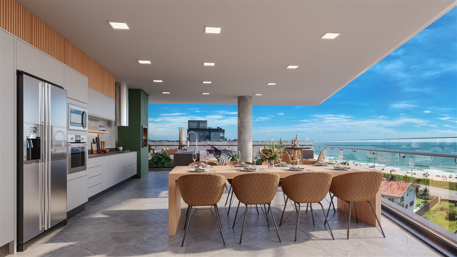 Apartamento FRENTE-MAR no Itacolomi - Piçarras