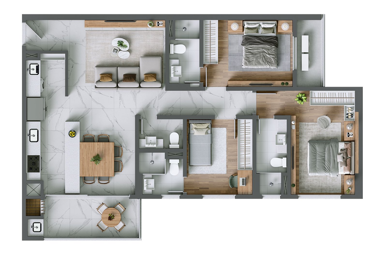 Apartamento FRENTE-MAR no Itacolomi - Piçarras