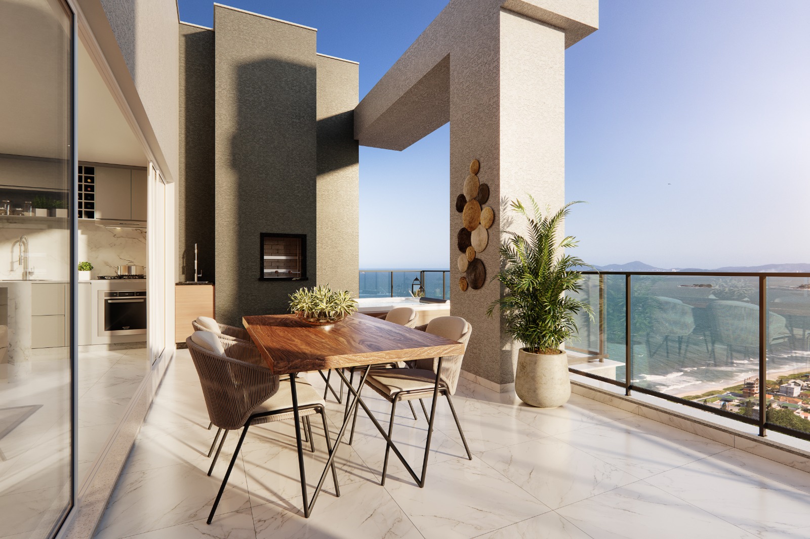 Apartamento FRENTE MAR ETERNA no Tabuleiro - Barra Velha