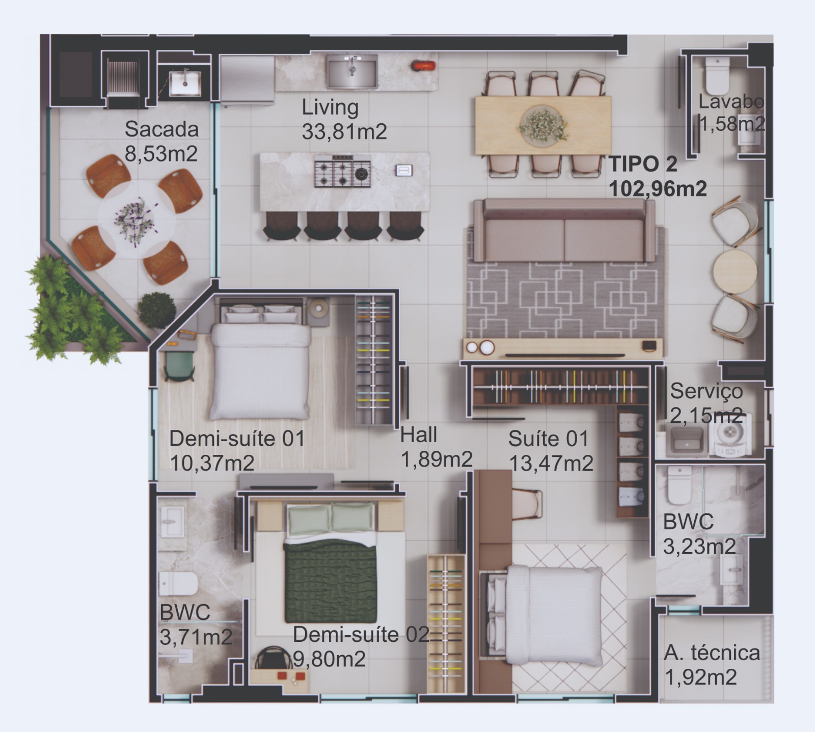 Apartamento a 250 m do MAR da Praia do Cerro e da Praia do Grant em Itajuba - LANÇAMENTO