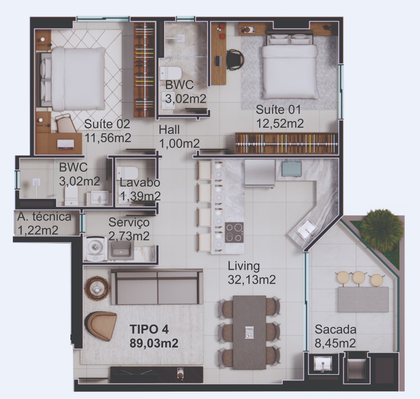 Apartamento a 250 m do MAR da Praia do Cerro e da Praia do Grant em Itajuba - LANÇAMENTO