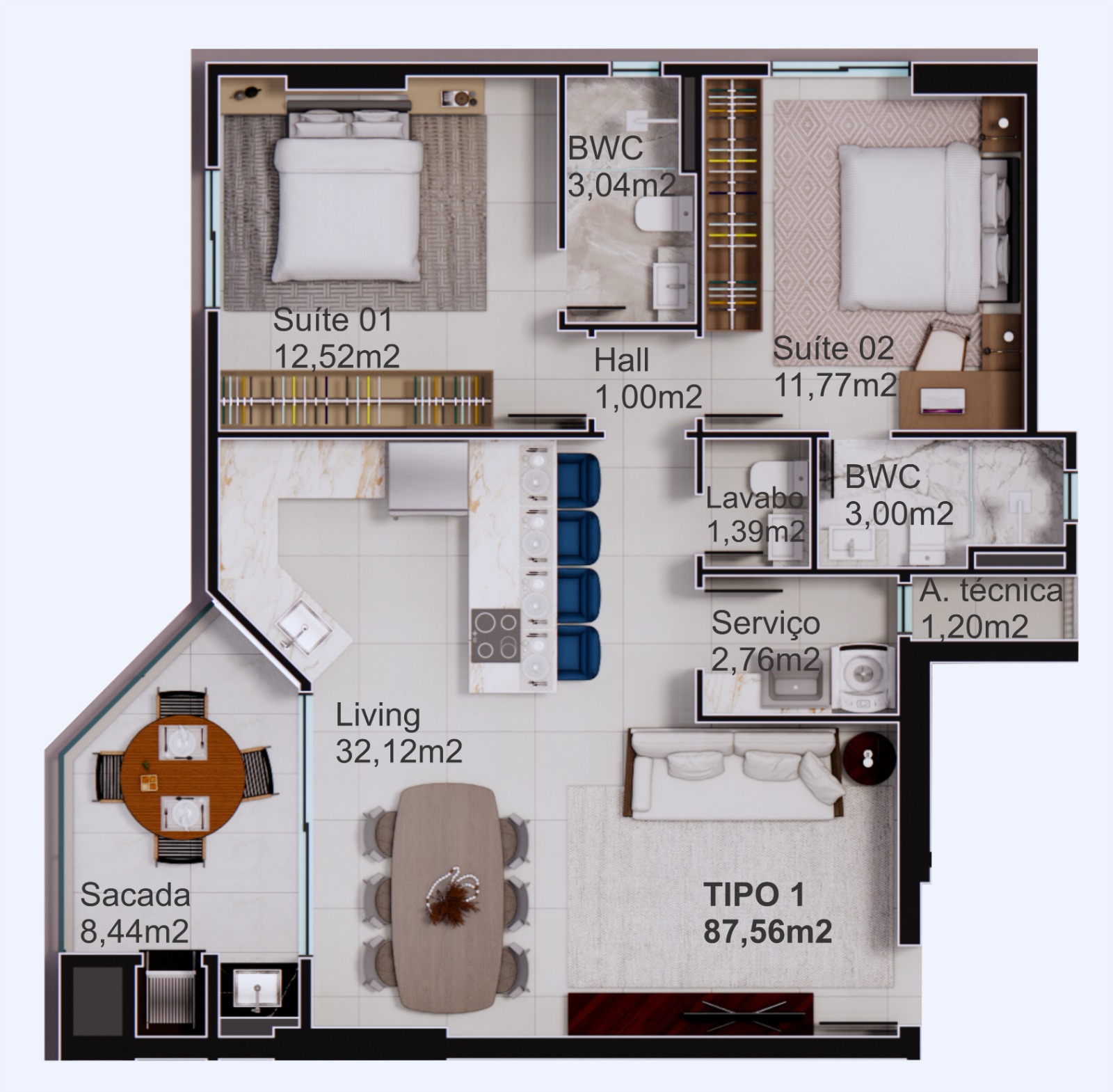 Apartamento a 250 m do MAR da Praia do Cerro e da Praia do Grant em Itajuba - LANÇAMENTO