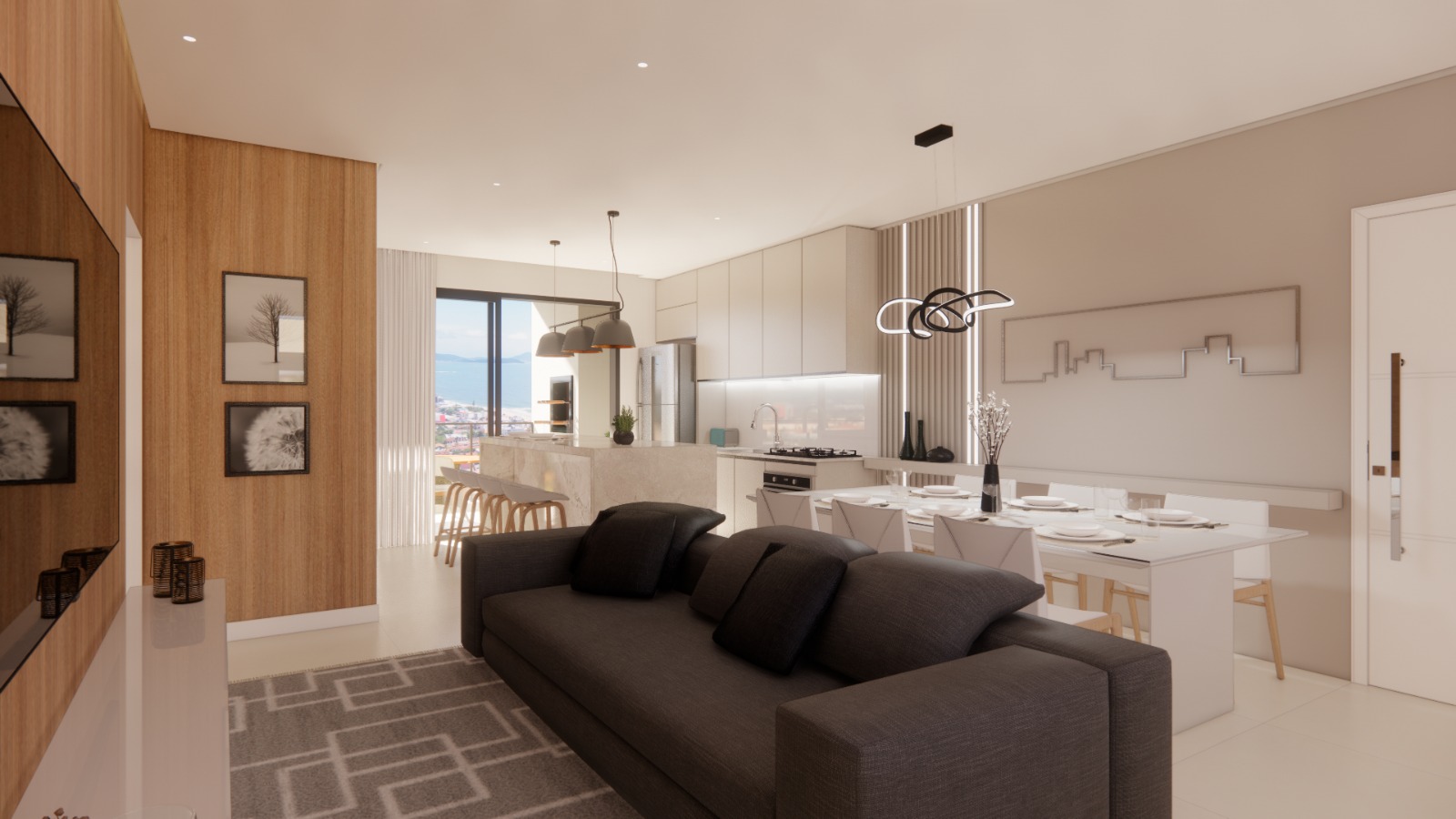 Apartamento a 250 m do MAR da Praia do Cerro e da Praia do Grant em Itajuba - LANÇAMENTO