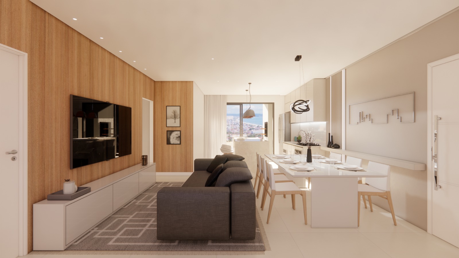 Apartamento a 250 m do MAR da Praia do Cerro e da Praia do Grant em Itajuba - LANÇAMENTO