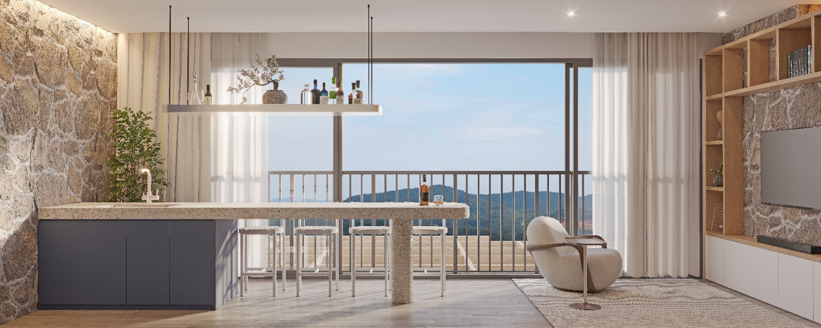 Apartamento com 3 SUÍTES em Itajuba - POUCOS PASSOS DO MAR