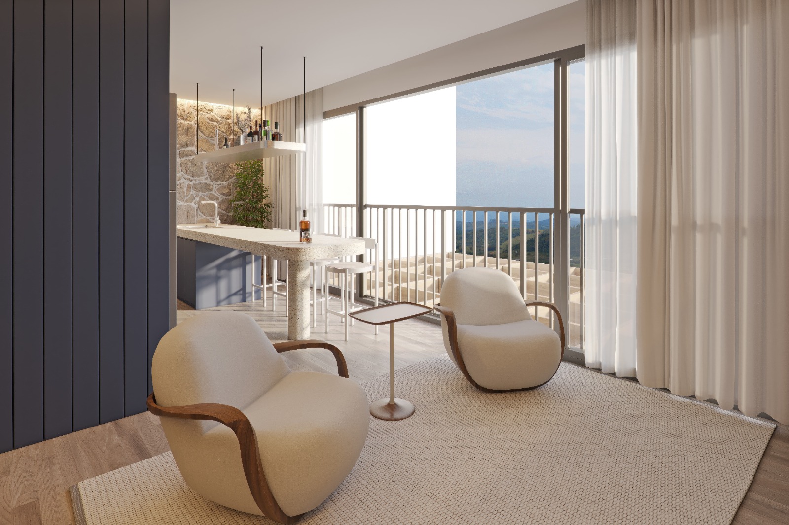 Apartamento com 3 SUÍTES em Itajuba - POUCOS PASSOS DO MAR