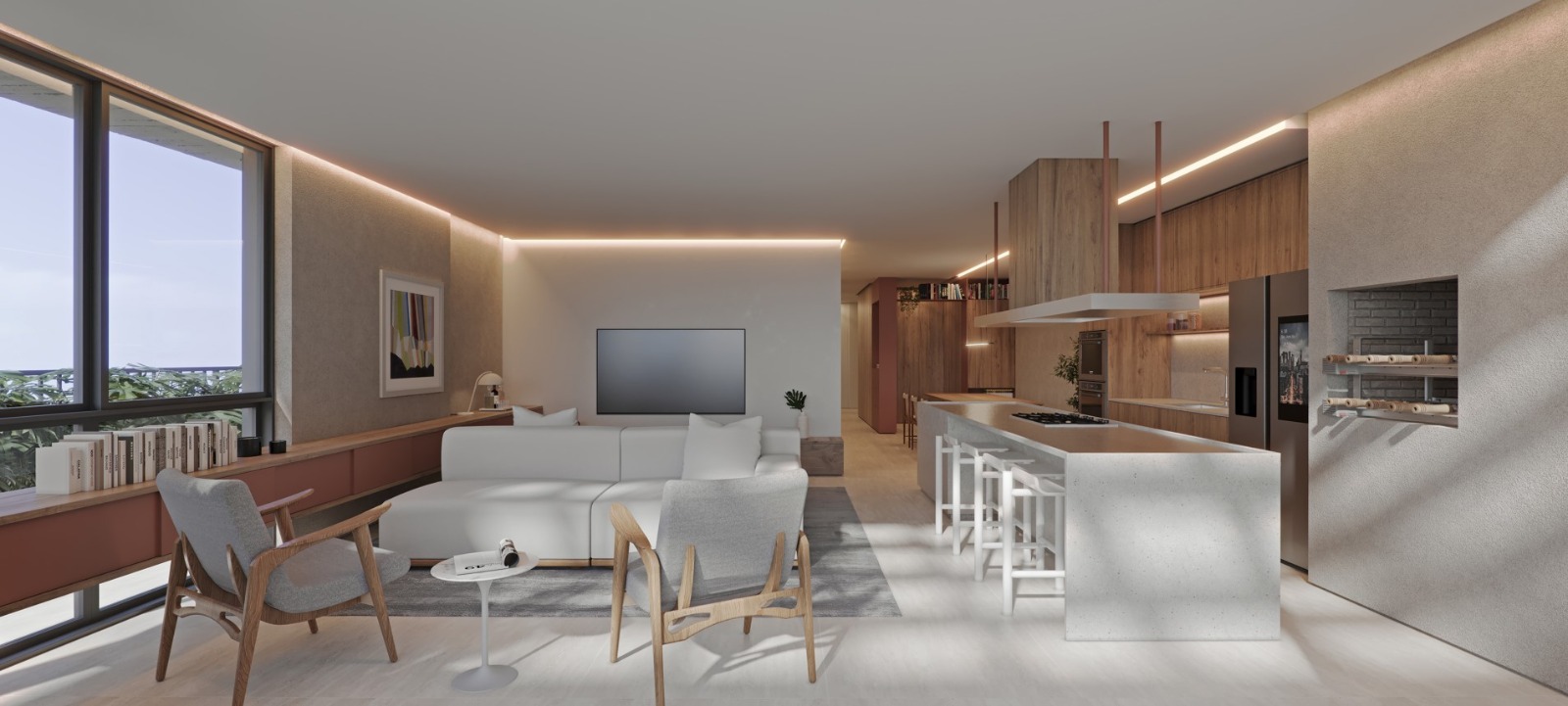 Apartamento com 3 SUÍTES em Itajuba - POUCOS PASSOS DO MAR