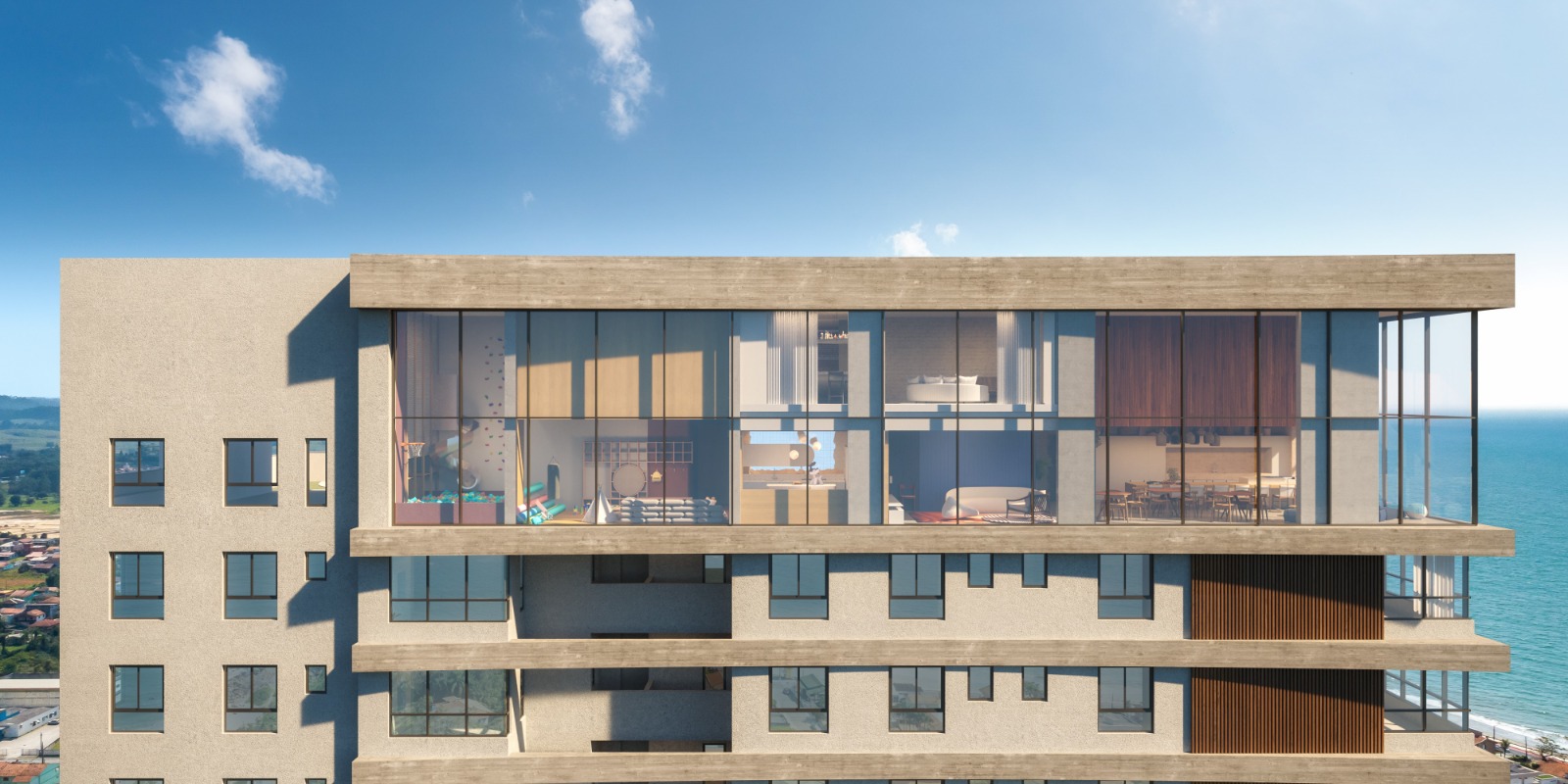 Apartamento com 3 SUÍTES em Itajuba - POUCOS PASSOS DO MAR
