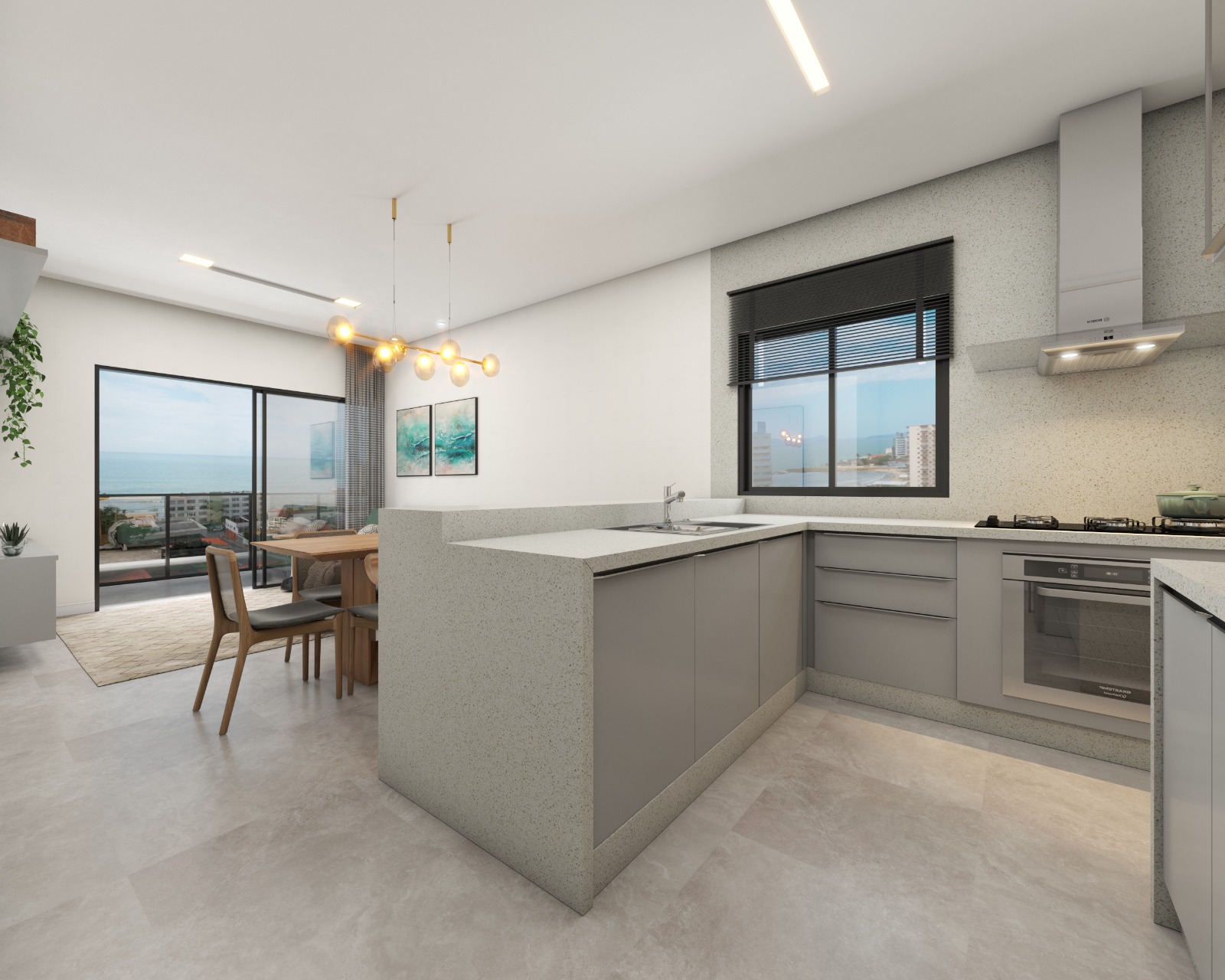 Apartamento com vista-mar no CENTRO de Barra Velha