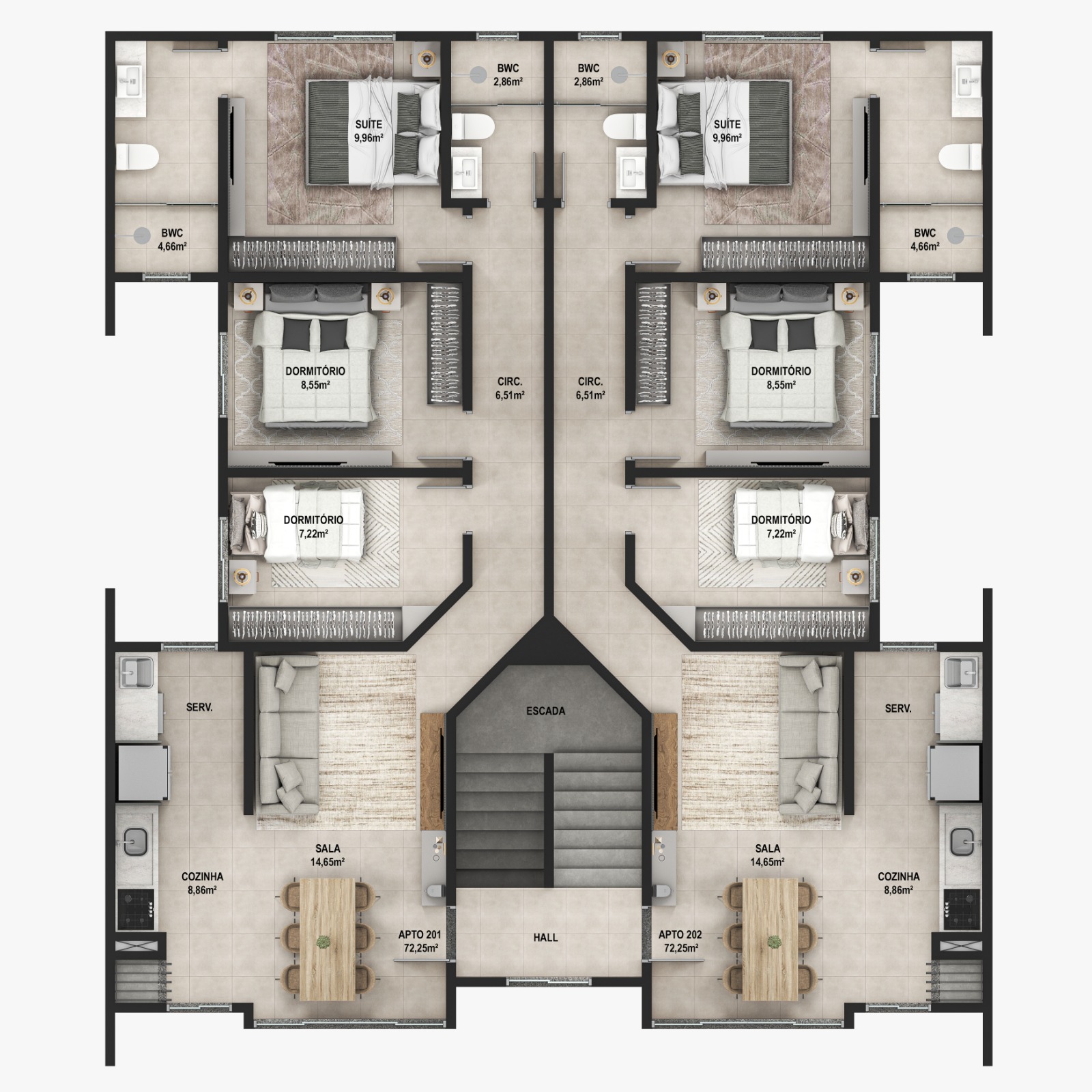 Apartamento no Centro de Barra Velha - PERTO DE TUDO!