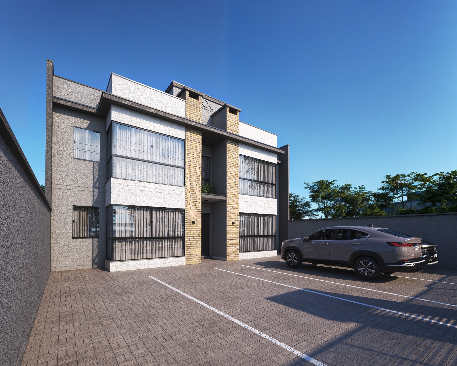 Apartamento com giardino no CENTRO de Barra Velha