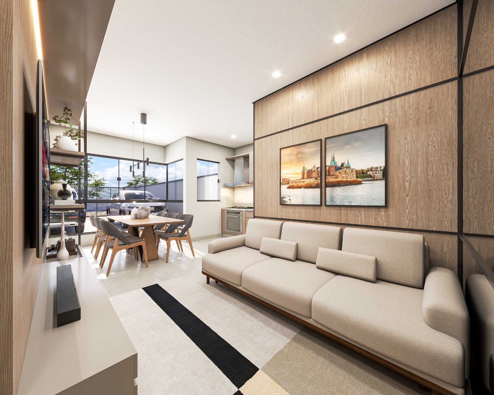Apartamento com giardino no CENTRO de Barra Velha