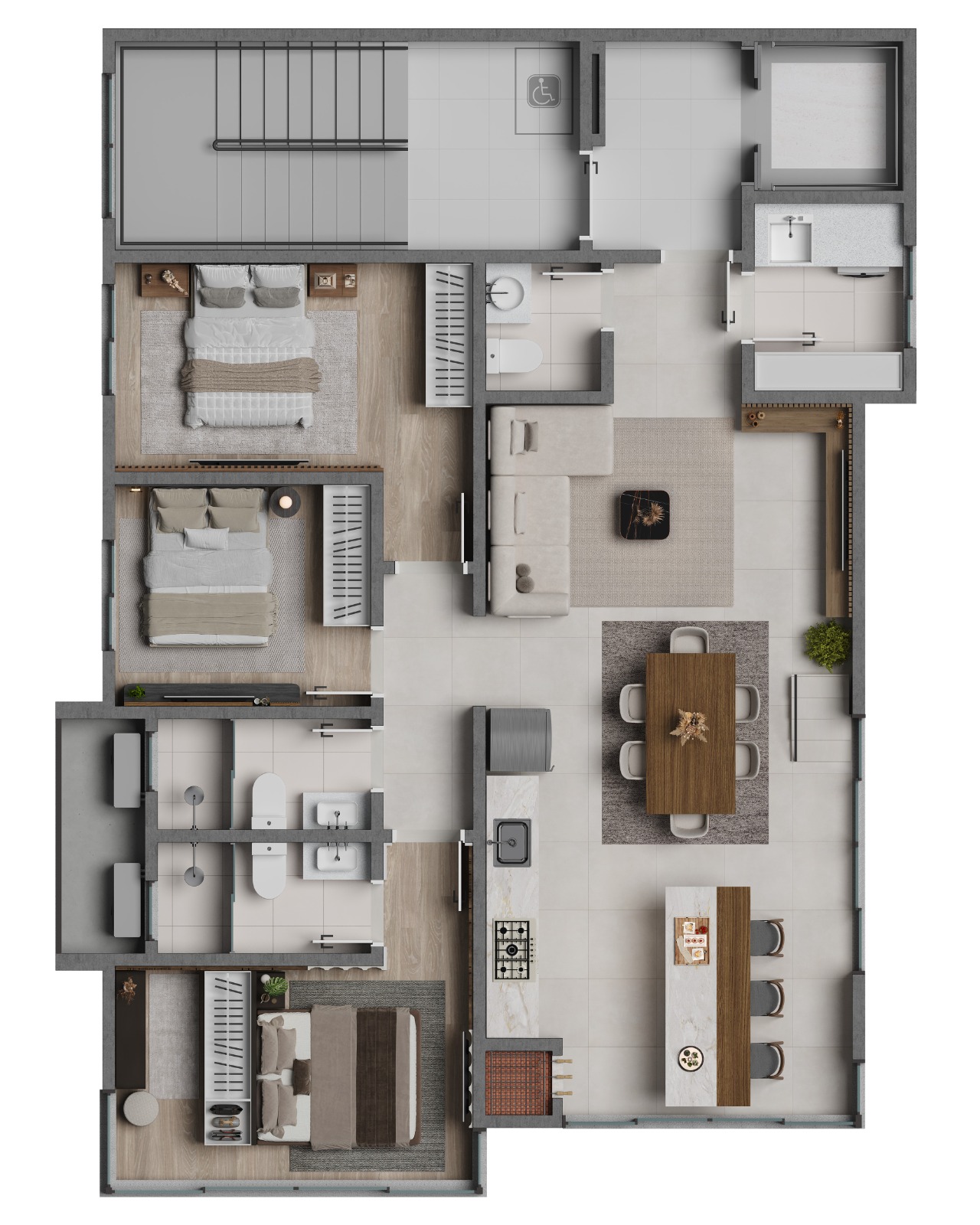 Apartamento a 200m do MAR entre Itajuba e Itacolomi