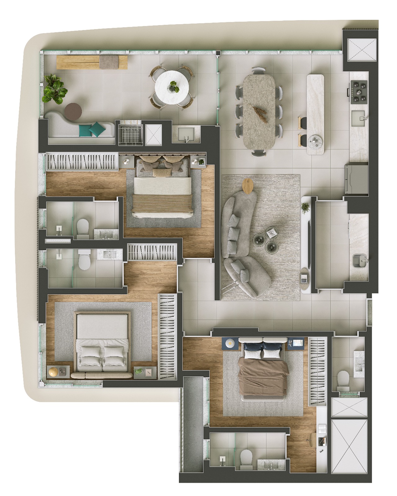 Apartamento ALTO PADRÃO no coração de Piçarras