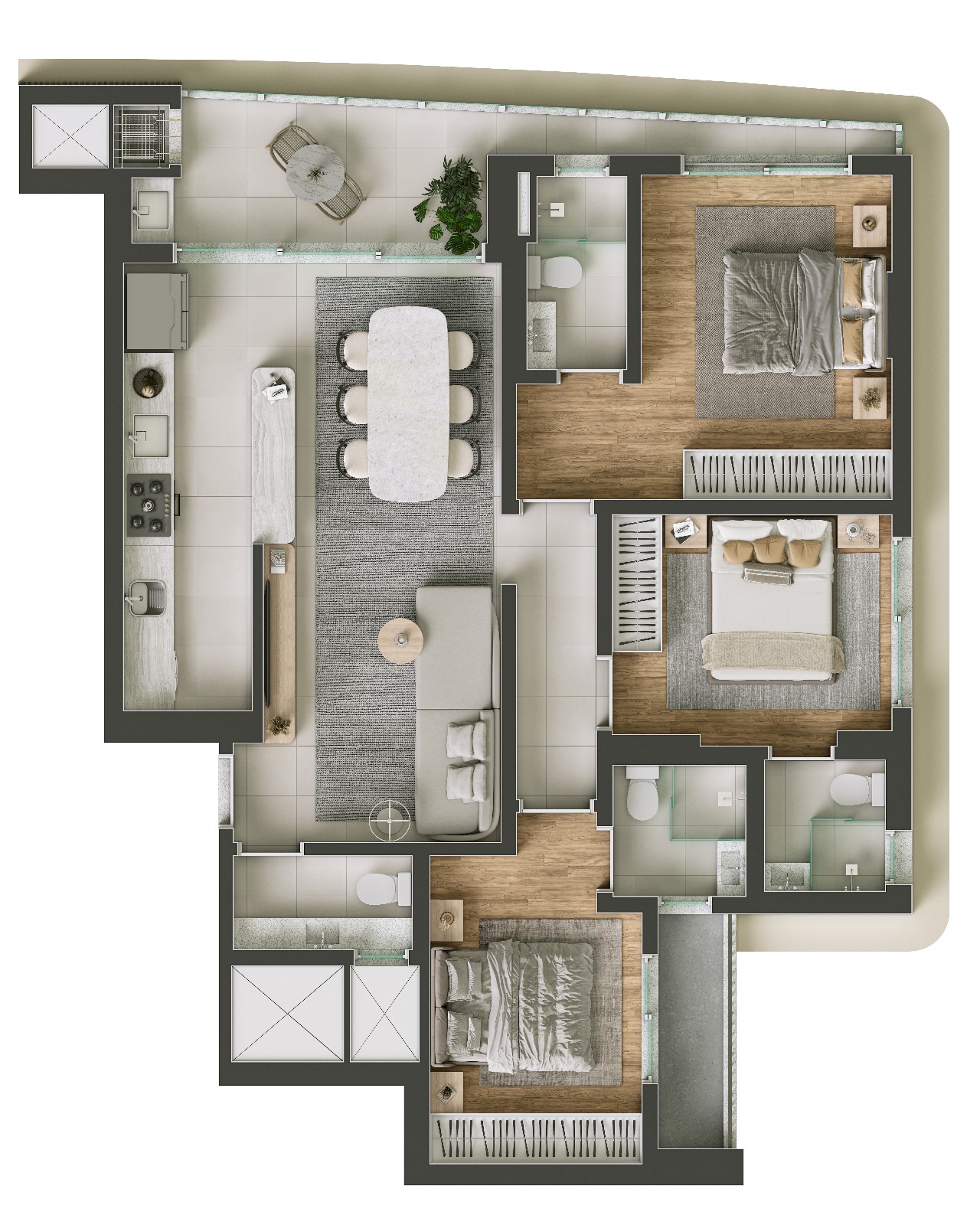 Apartamento ALTO PADRÃO no coração de Piçarras