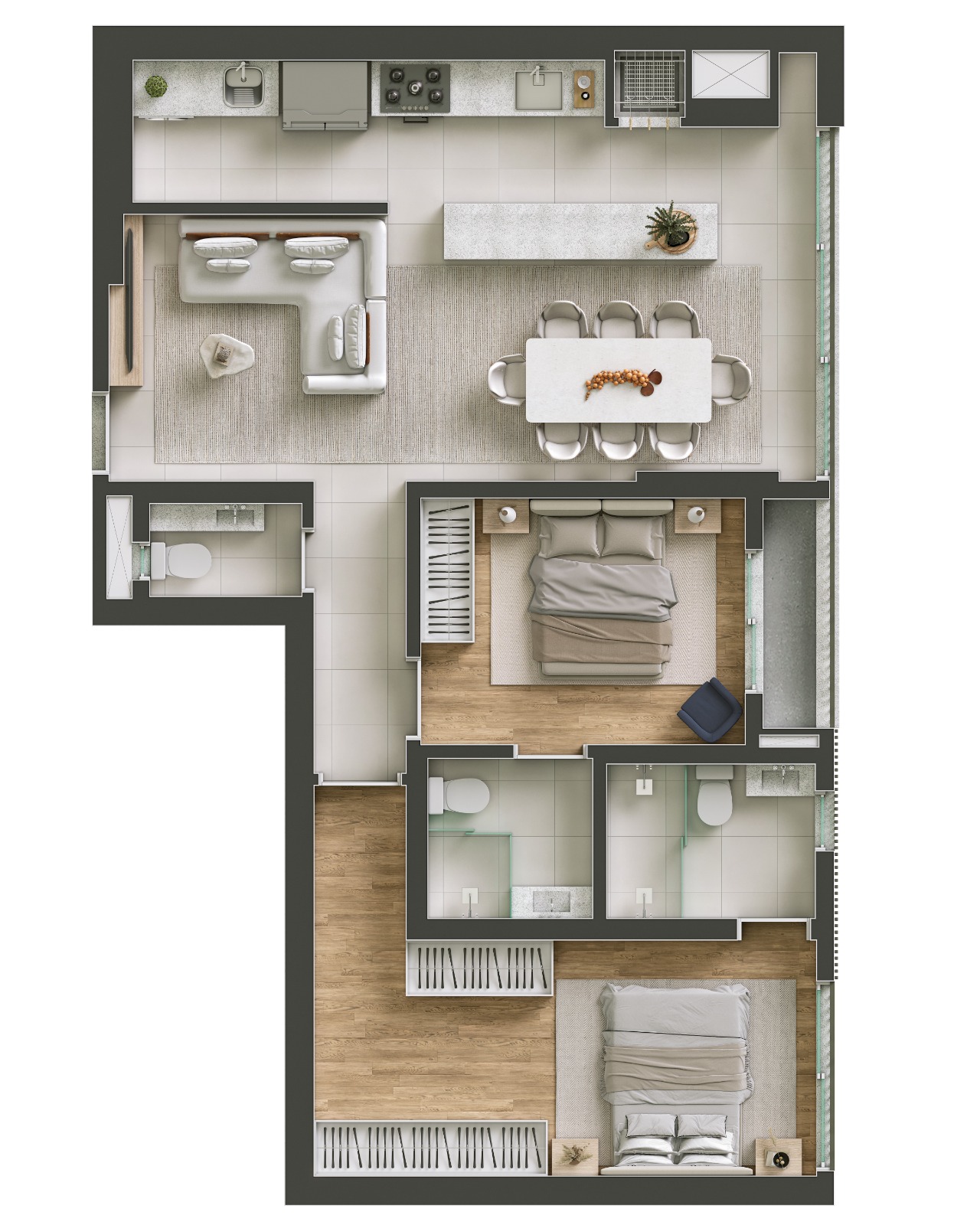 Apartamento ALTO PADRÃO no coração de Piçarras